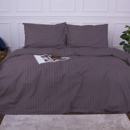 Комплект постельного белья MirSon Ranforce Elite 17-0603 Stripe Violet - 2