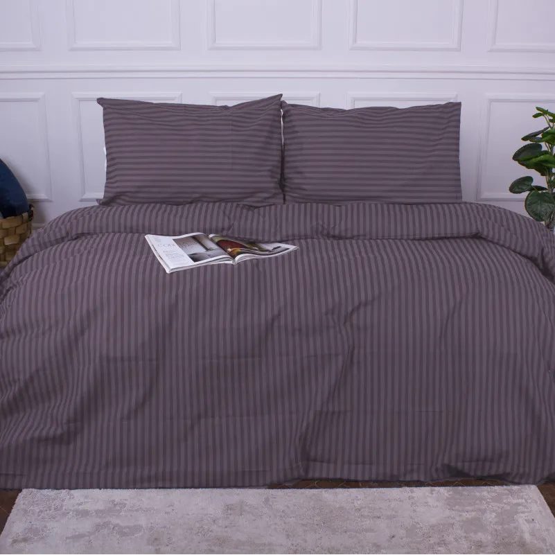 Пододеяльник MirSon Ranforce Elite 17-0603 Stripe Violet - 3