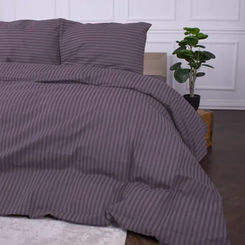 Комплект постільної білизни MirSon Ranforce Elite 17-0603 Stripe Violet - 4