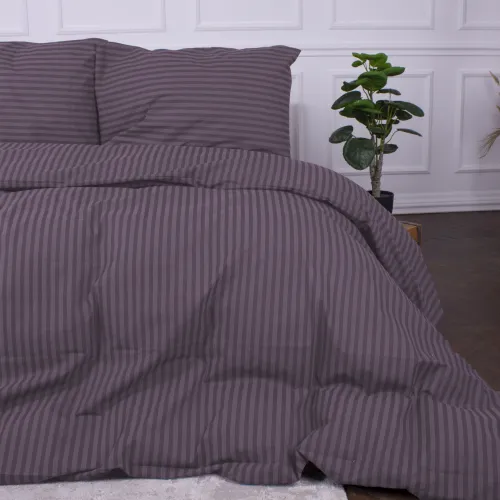 Комплект постільної білизни MirSon Ranforce Elite 17-0603 Stripe Violet - 3