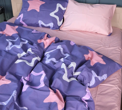 Наволочка Сатин 22-1375 Violet Stars - 2