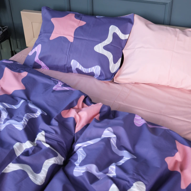 Комплект постельного белья Сатин 22-1375 Violet Stars - 1