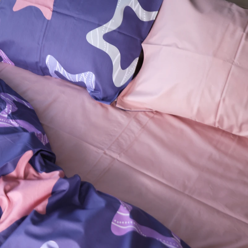 Комплект постельного белья Сатин 22-1375 Violet Stars - 2