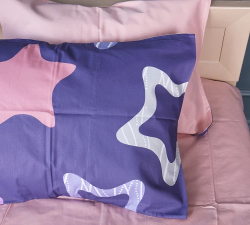 Наволочка Сатин 22-1375 Violet Stars