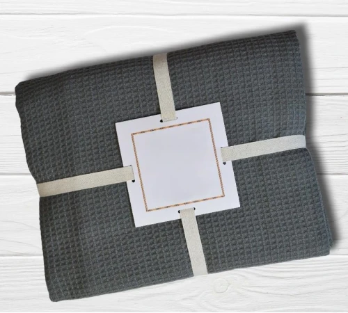 Покрывало  Т "Waffle Bedspread antrasit"