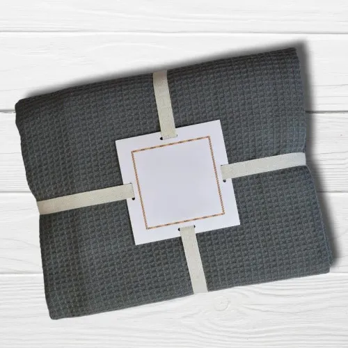 Покрывало  Т "Waffle Bedspread antrasit"