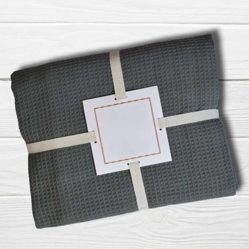 Покрывало  Т "Waffle Bedspread antrasit"