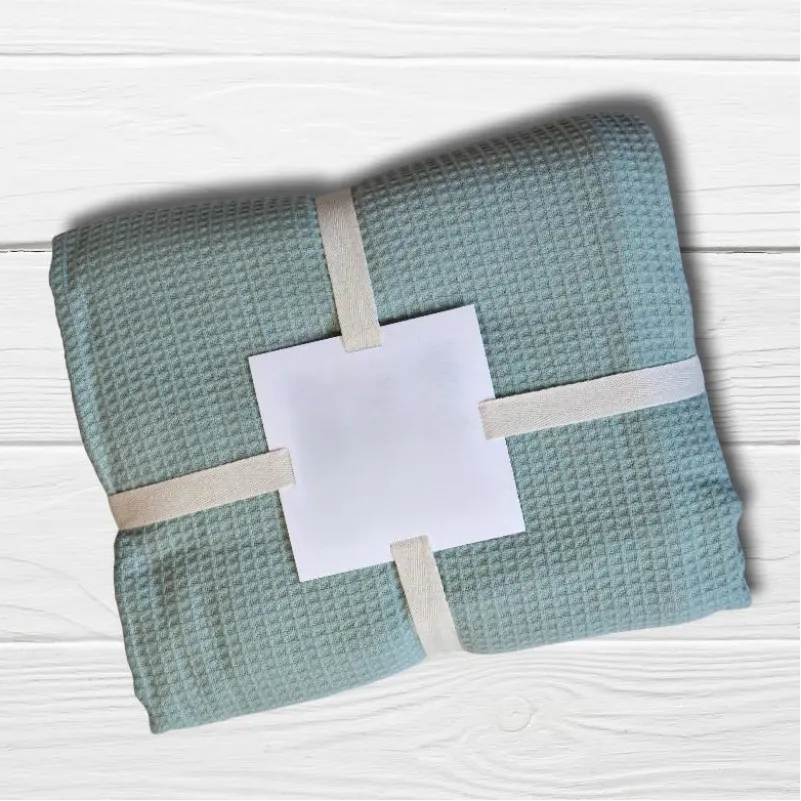 Покривало Т "Waffle Bedspread yesil"