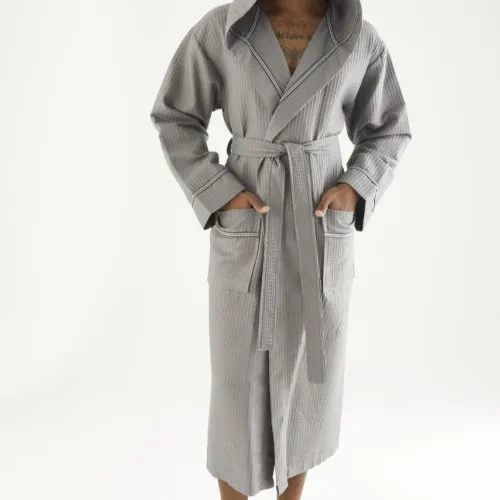 Халат чоловічий М Waffle robe "Ryan" gray