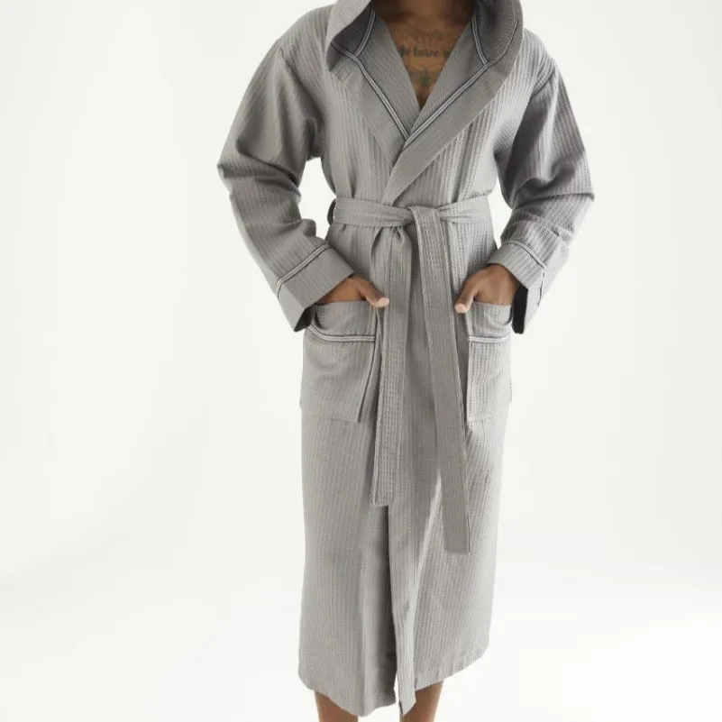 Халат чоловічий М Waffle robe "Ryan" gray