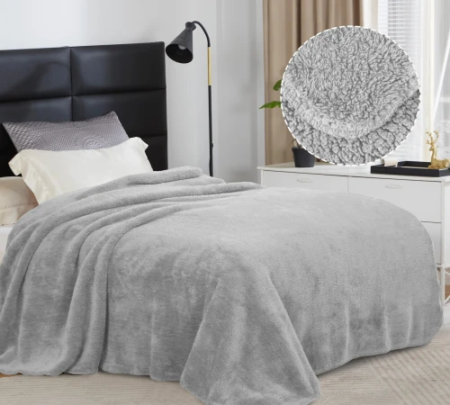 Плед М "Warm Whispers" light gray