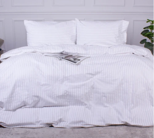 Комплект постільної білизни MirSon Ranforce Elite 17-0605 Stripe White