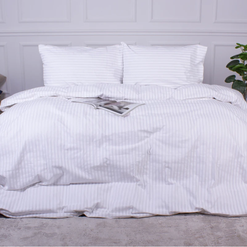 Комплект постільної білизни MirSon Ranforce Elite 17-0605 Stripe White