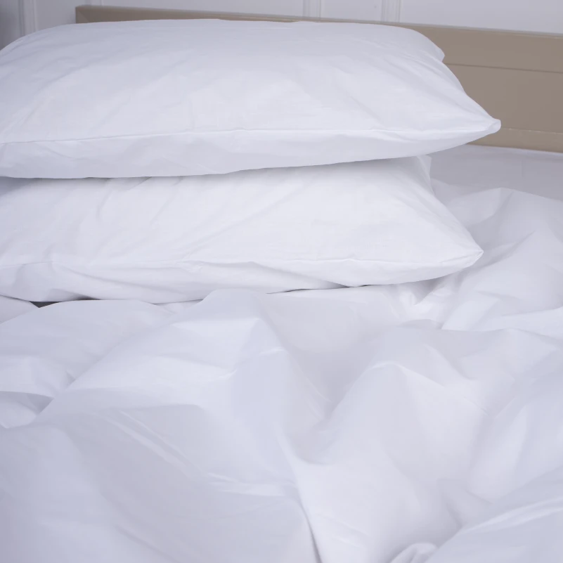 Простынь на резинке MirSon Ranforce Elite 11-2107 White - 5