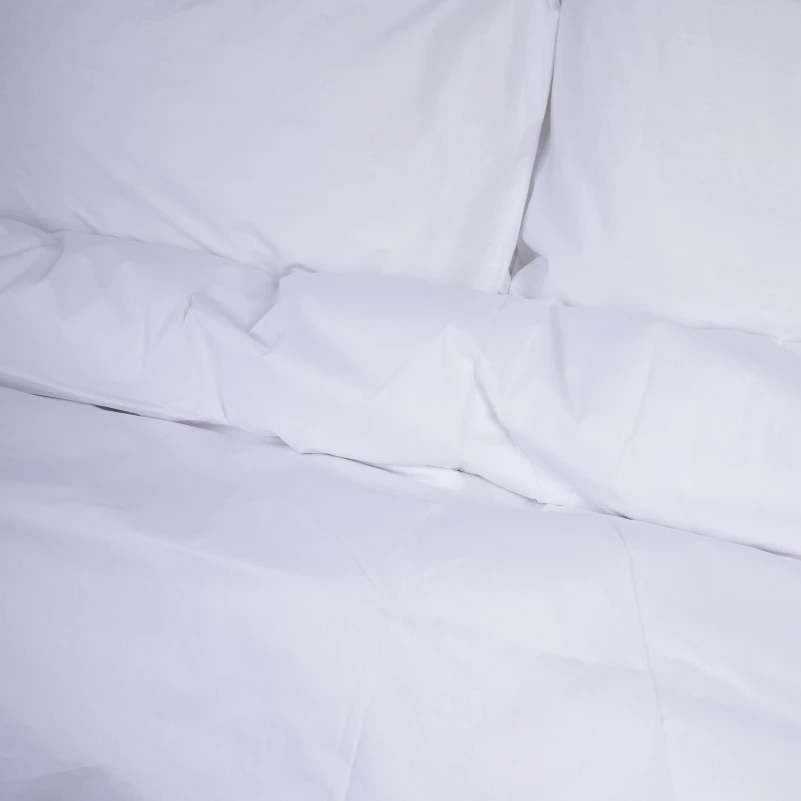 Простынь на резинке MirSon Ranforce Elite 11-2107 White - 6