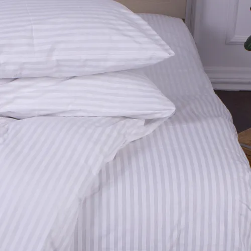 Простирадло Ranforce Elite 17-0605 Stripe White на резинці висота 25 см (дитячі 10 см) - 2