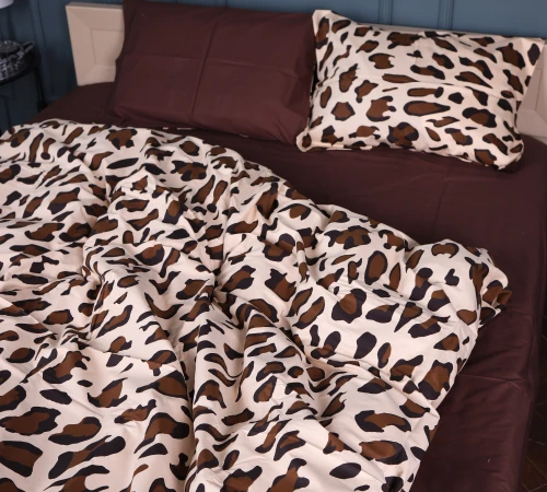 Комплект постельного белья Сатин 22-1404 Wild Leopard