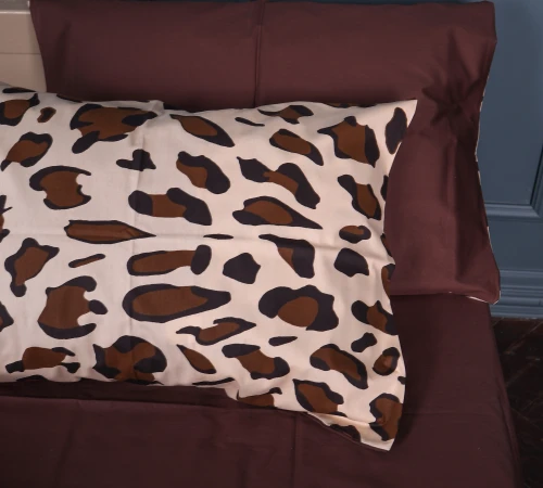 Наволочка Сатин 22-1404 Wild Leopard