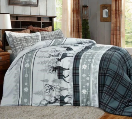 Комплект постільної білизни Фланель "Winter Evergreen Slumber"
