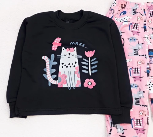 Пижама детская для девочек "Wishes" cat - 2