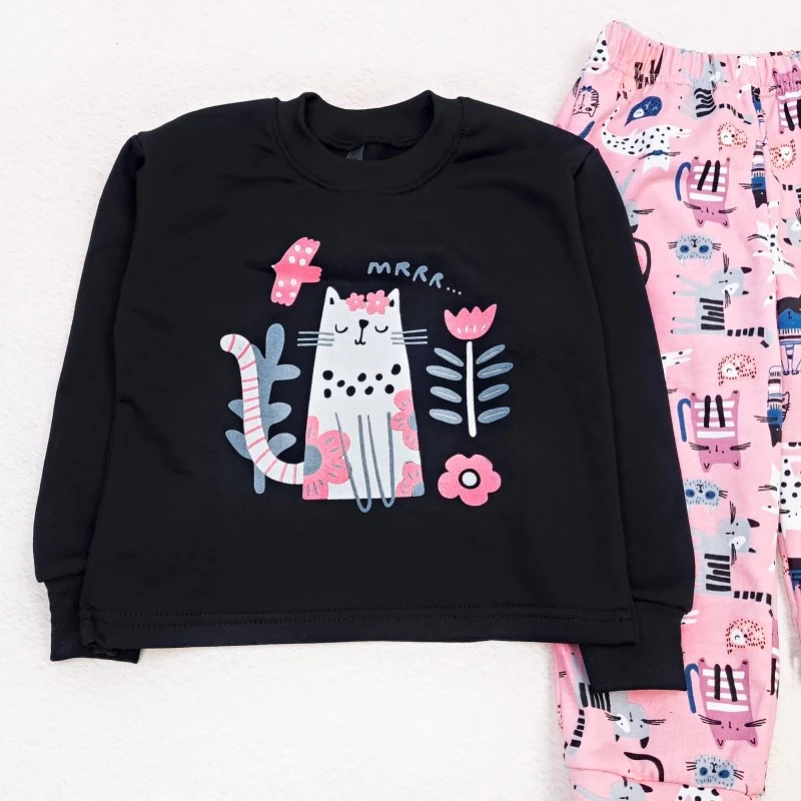 Пижама детская для девочек "Wishes" cat - 1