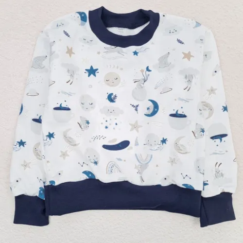 Пижама детская "Wishes" moon blue - 2