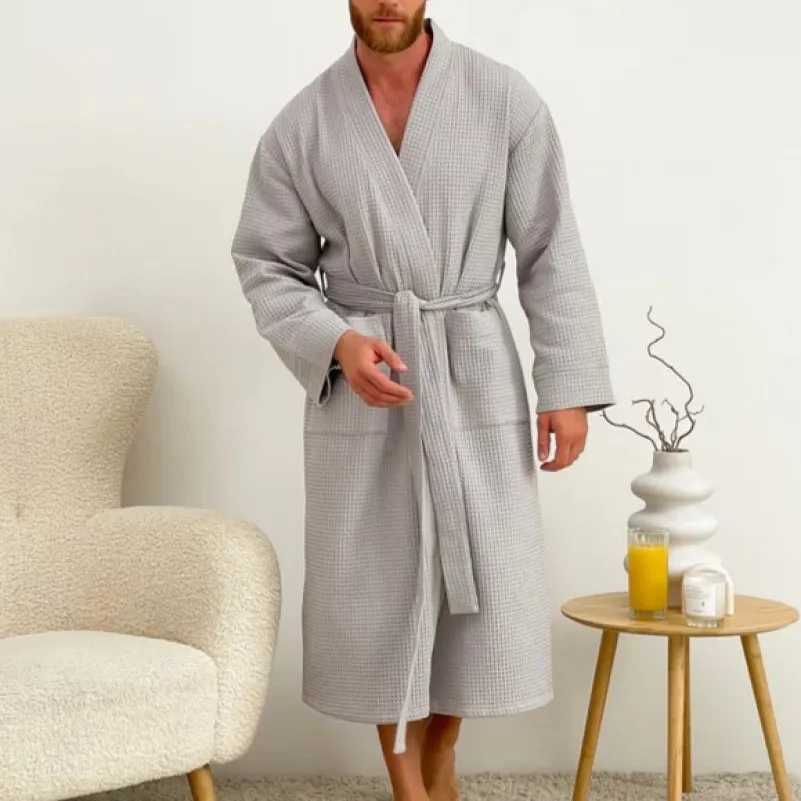 Халат чоловічий С "Woven Robe James" gray
