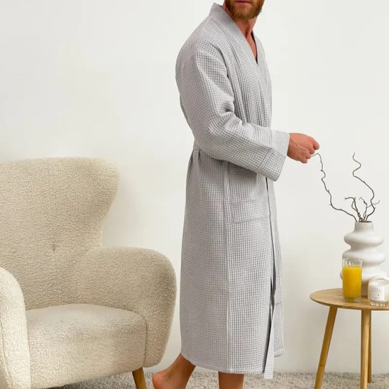 Халат чоловічий С "Woven Robe James" gray - 2