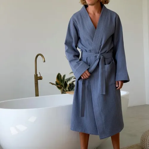 Халат чоловічий С "Woven Robe James" marengo - 4