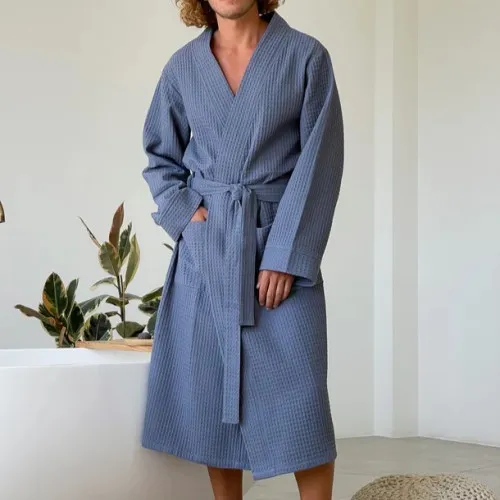 Халат чоловічий С "Woven Robe James" marengo