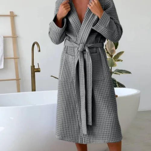 Халат чоловічий "Woven Robe" graphite - 3