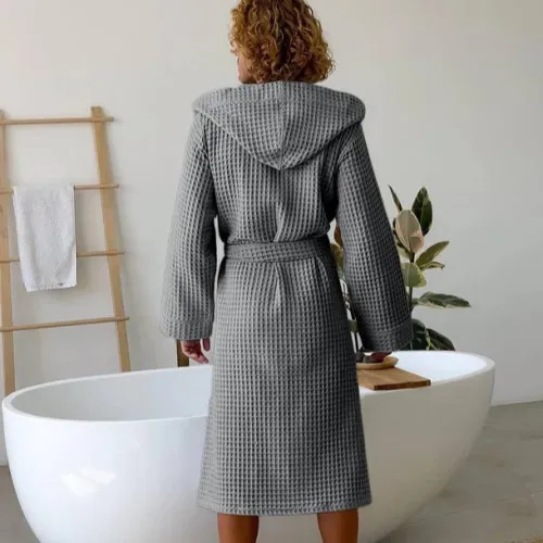Халат чоловічий "Woven Robe" graphite - 2