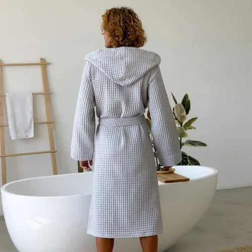 Халат чоловічий "Woven Robe" white - 2