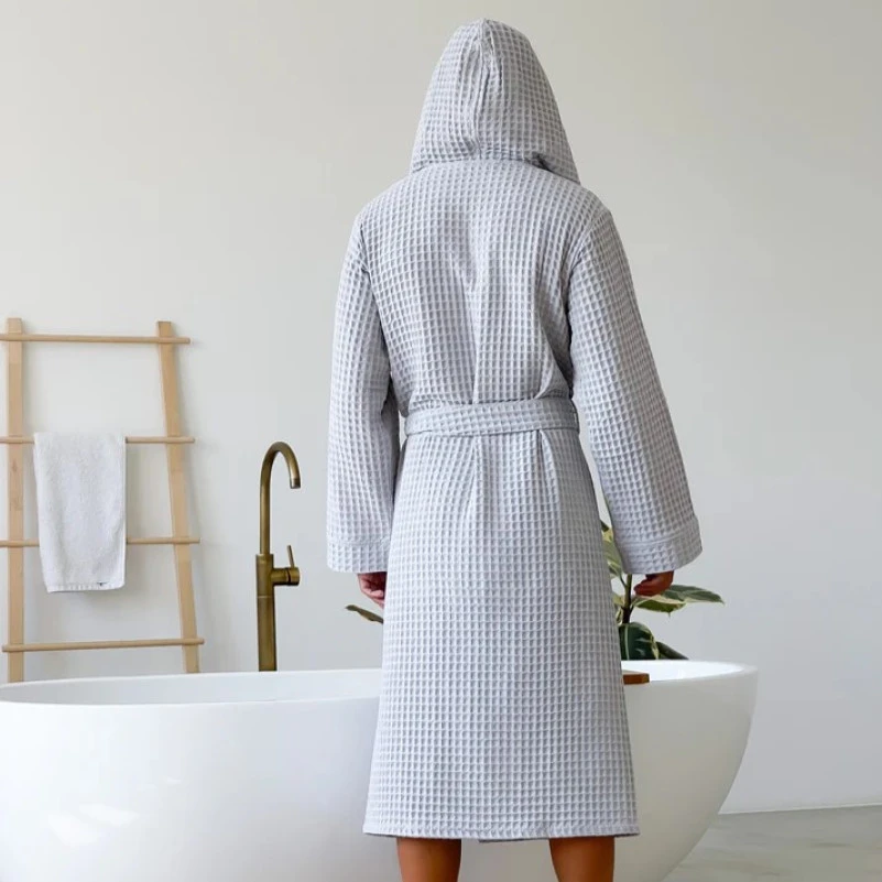 Халат мужской С "Woven Robe" white - 3