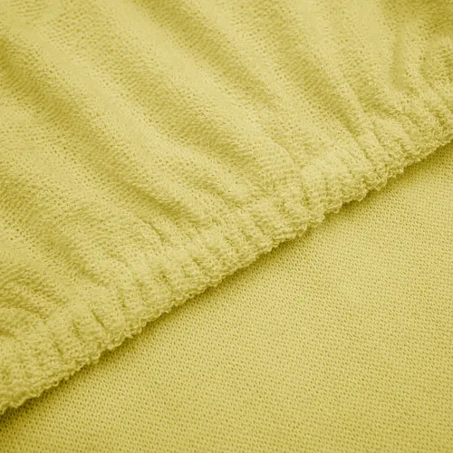 Простынь на резинке К Terry Line "Yellow" - высота 25 см