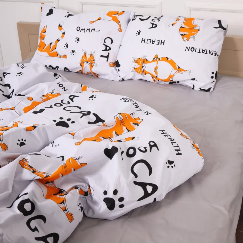 Простынь MirSon Ranforce Elite 17-0627 Yoga Cat Grey - 3