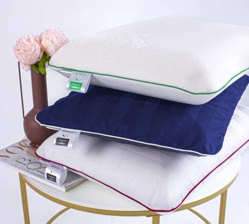 Подушка ортопедична №6048 Noble stripe Blue sea MEN 59*43*12 см - 2