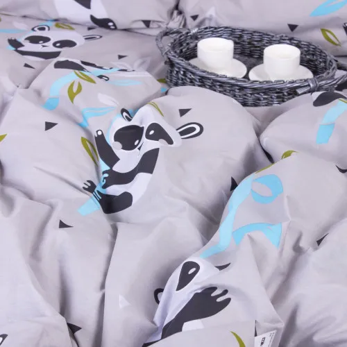 Підковдра MirSon Ranforce Elite 17-0504 Panda is gray - 2