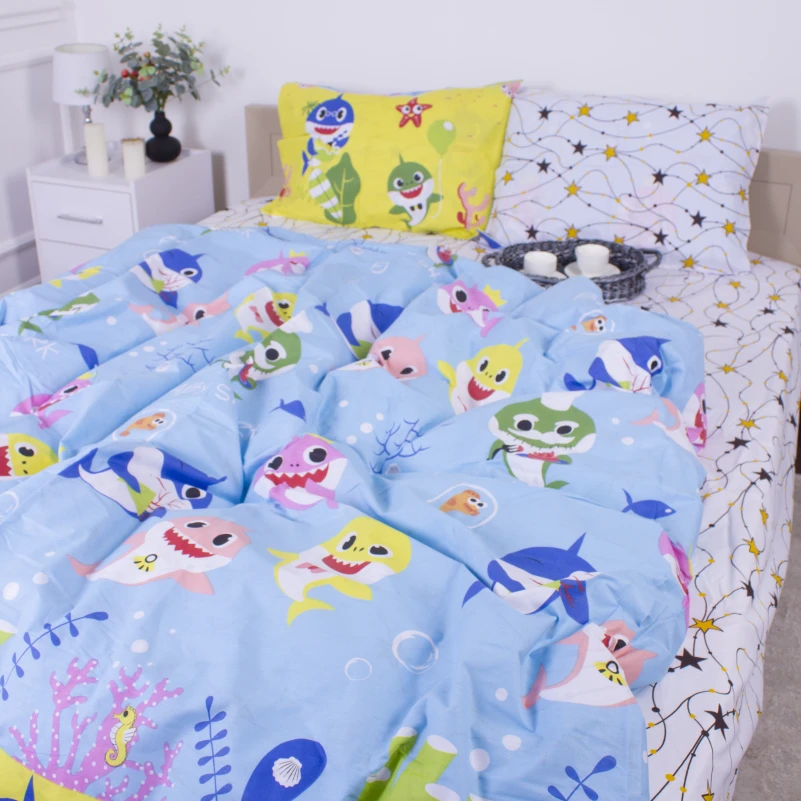 Пододеяльник Бязь 17-0522 Sharks are fun - 2