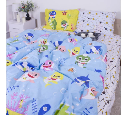 Підковдра Бязь 17-0522 Sharks are fun