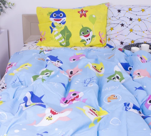 Підковдра Бязь 17-0522 Sharks are fun - 2