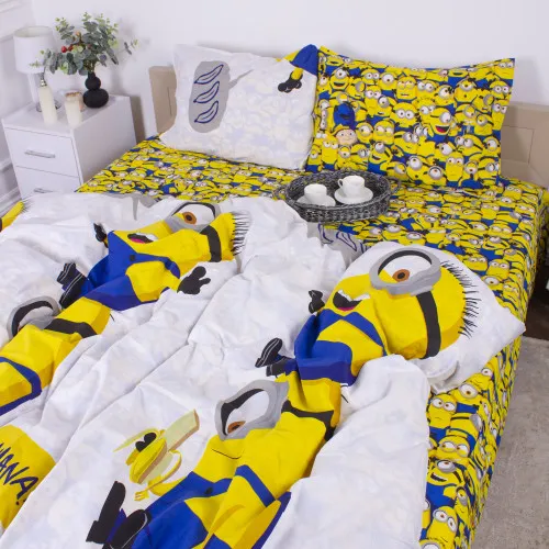 Комплект постельного белья Бязь 17-0506 Minions - 2