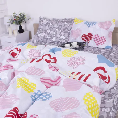 Комплект постельного белья Бязь 17-0532 Bright hearts - 2