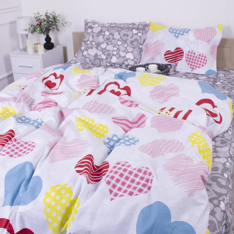 Комплект постельного белья Бязь 17-0532 Bright hearts - 2