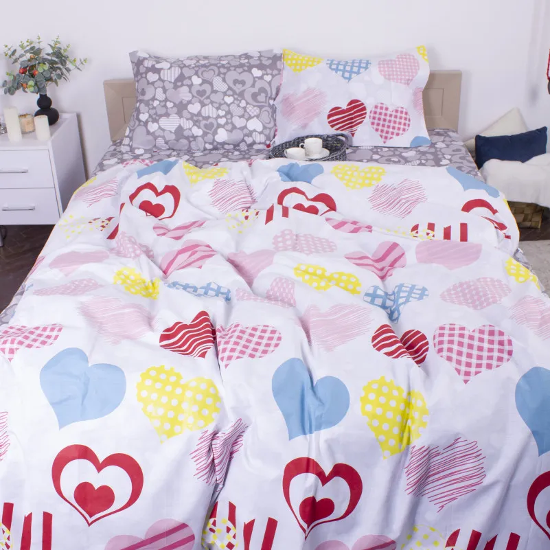 Комплект постельного белья Бязь 17-0532 Bright hearts - 4