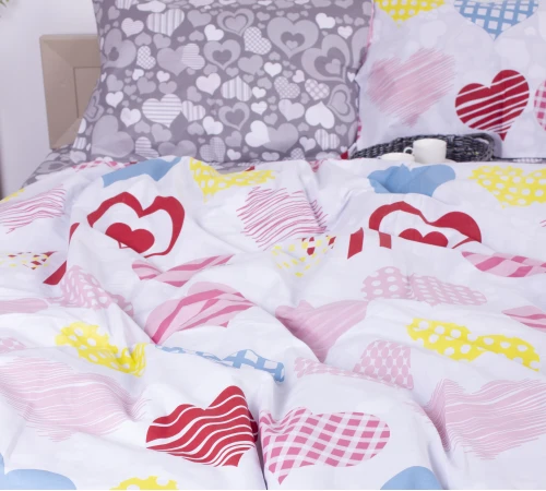 Наволочка MirSon Ranforce Elite 17-0532 Bright hearts