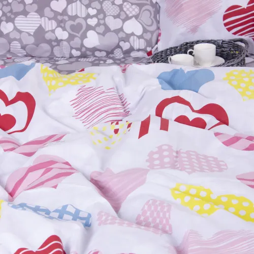 Підковдра Бязь 17-0532 Bright hearts - 2