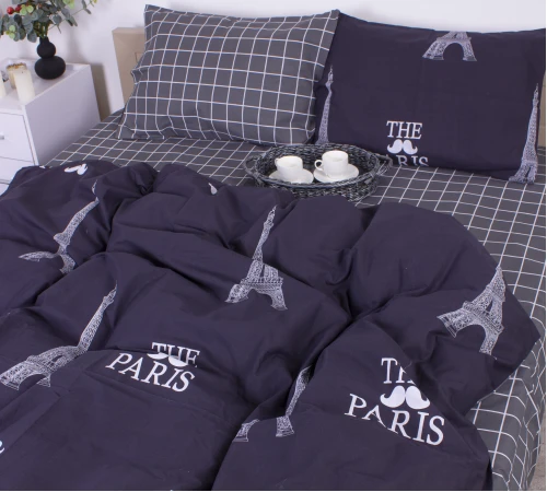 Простирадло MirSon Ranforce Elite 17-0468 Beautiful Paris