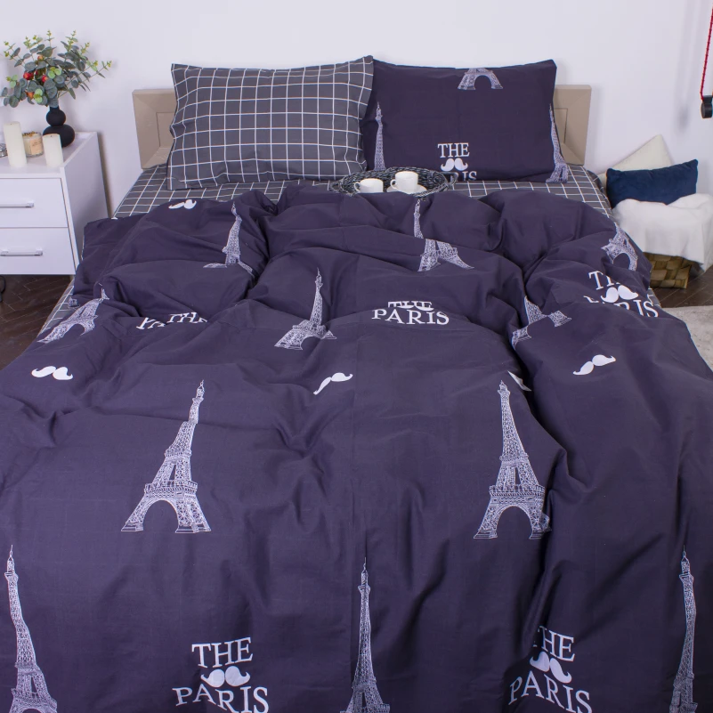 Комплект постельного белья Бязь 17-0468 Beautiful Paris - 3