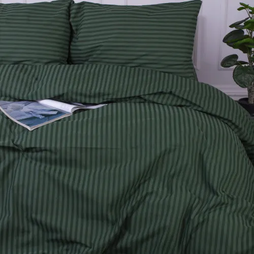 Пододеяльник MirSon Ranforce Elite 17-0612 Stripe Emerald - 2
